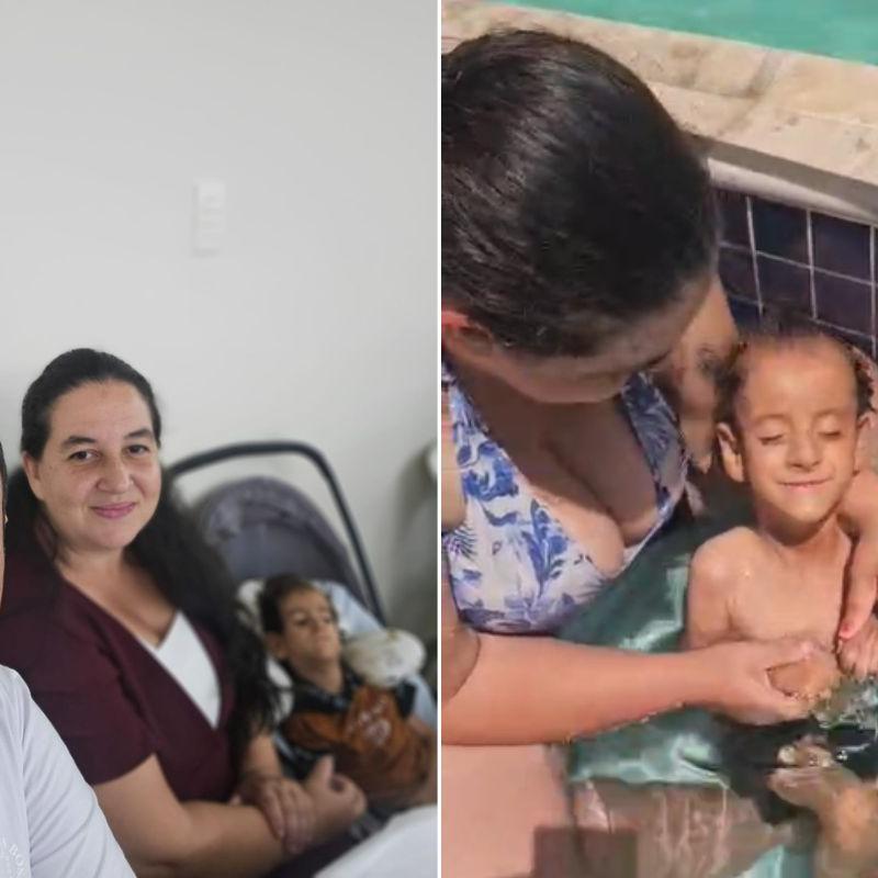 Família de Santos luta para garantir qualidade de vida ao pequeno Felipe, de 4 anos, diagnosticado com doença genética rara e sem cura