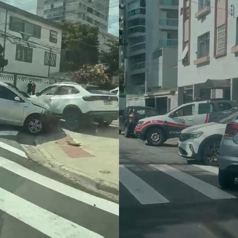 O caso foi na Rua São José com a Rua Ministro João Mendes