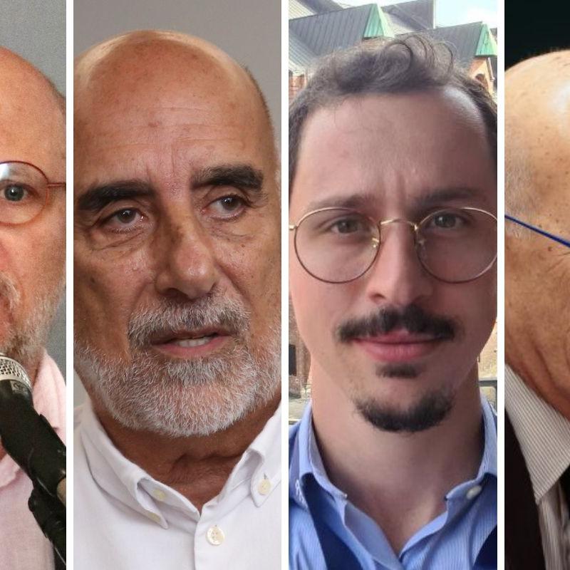 Avelleda: políticas públicas. Gonçalves, presidente da CET. Soggia: atividade portuária. Marcos Bicalho, diretor da NTU