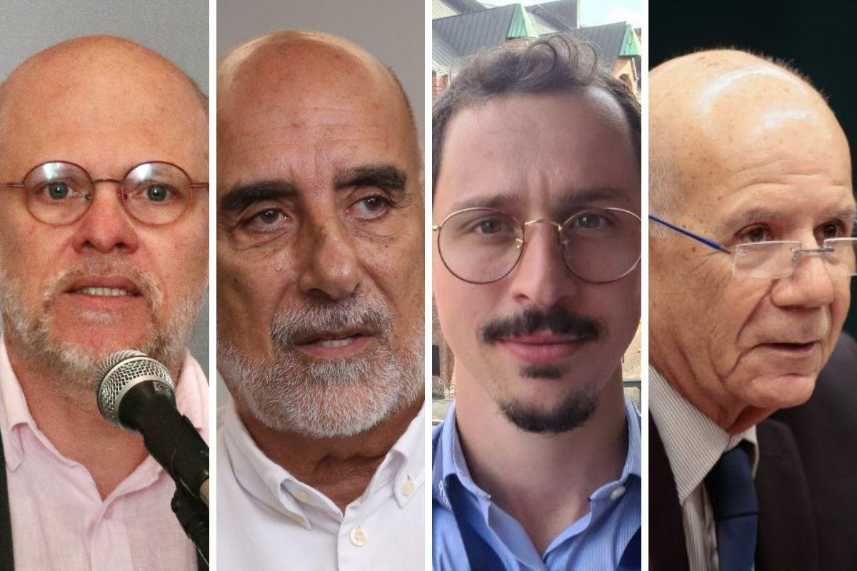 Avelleda: políticas públicas. Gonçalves, presidente da CET. Soggia: atividade portuária. Marcos Bicalho, diretor da NTU