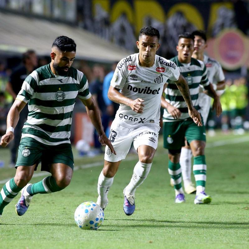 Peixe não passou de um empate sem gols com o Coritiba na estreia na Copa do Brasil