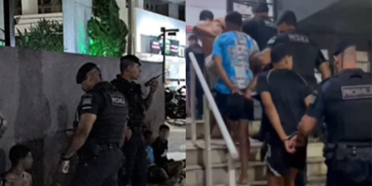 Suspeitos foram detidos e encaminhados à Delegacia Sede