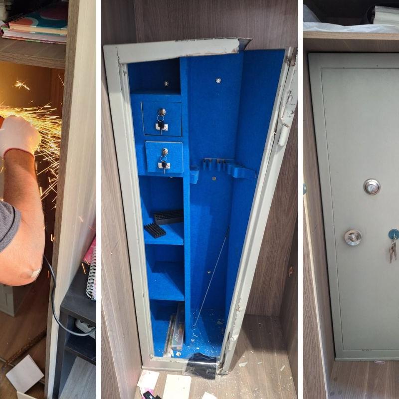 Policiais precisaram arrombar os dois cofres que estava no imóvel localizado no Marapé