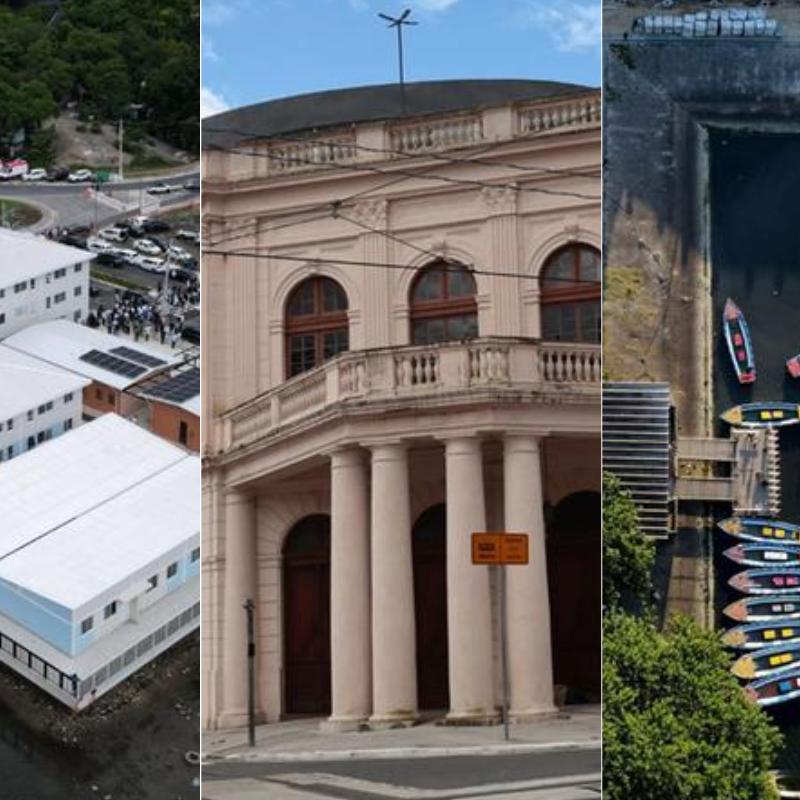 Serviços no Parque Palafitas, no Teatro Coliseu e na Bacia do Mercado passam por alterações contratuais