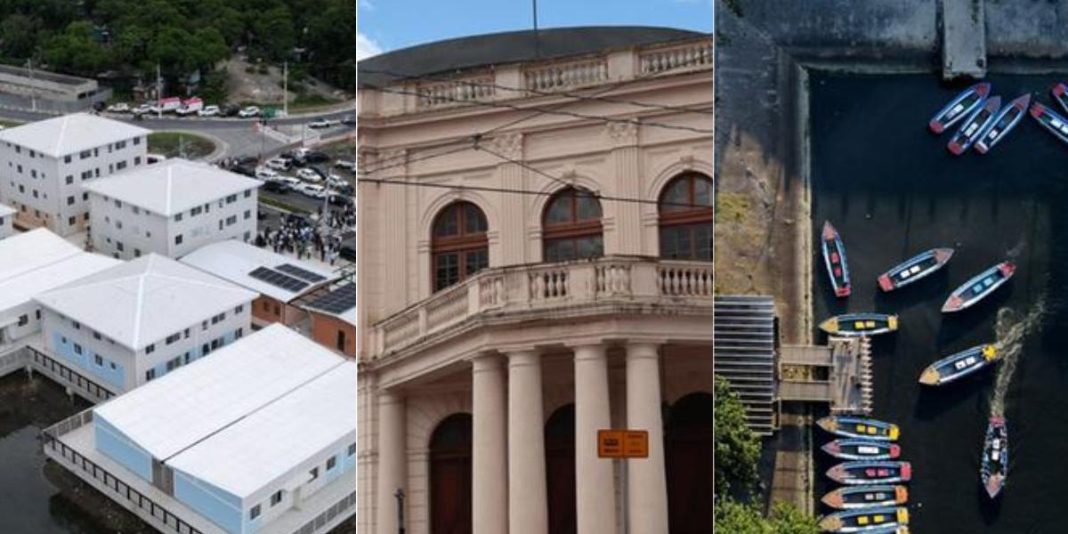 Serviços no Parque Palafitas, no Teatro Coliseu e na Bacia do Mercado passam por alterações contratuais