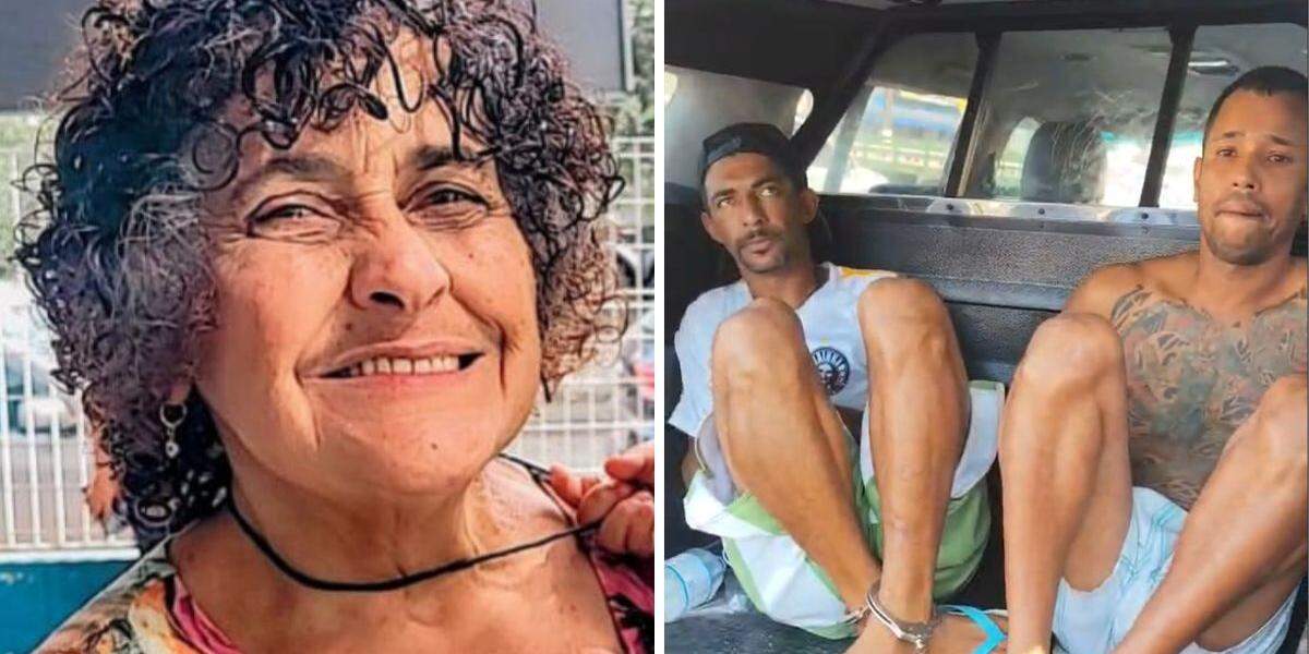 Marcel Roberto Santos, de 38 anos, e Josualdo Jesuino da Silva, de 41 anos, foram detidos pelo envolvimento no assassinato de Katia Regina dos Santos, de 66 anos