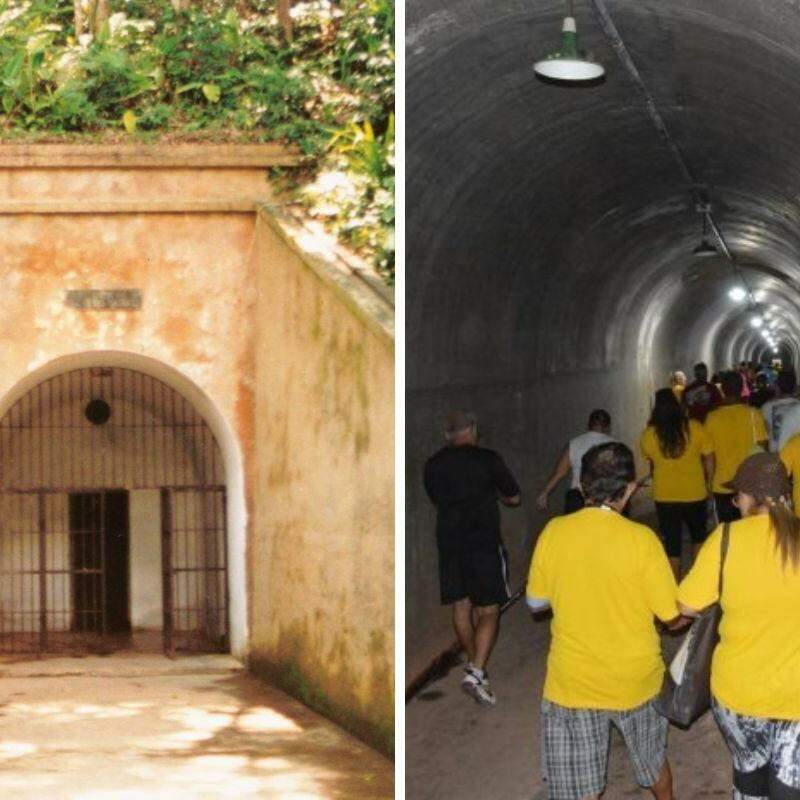 Formada pelos fortes Duque de Caxias, Jurubatuba e General Rego Barros, a Fortaleza de Itaipu, em Praia Grande, no litoral de São Paulo, reúne estruturas subterrâneas únicas no Brasil