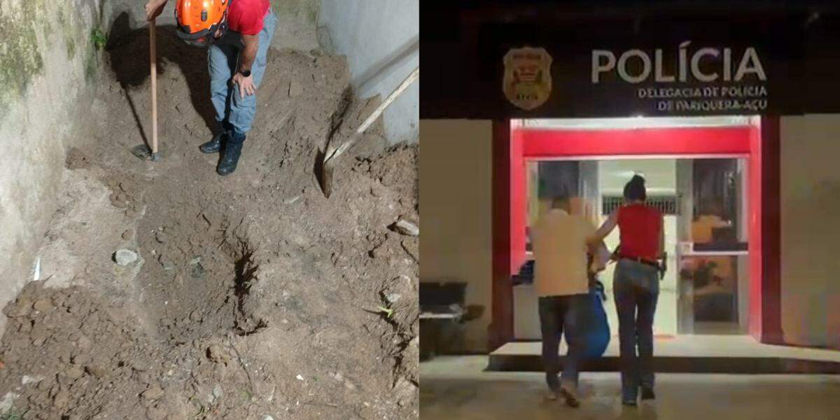 Corpo foi encontrado enterrado dentro da própria casa; Jacemir foi preso