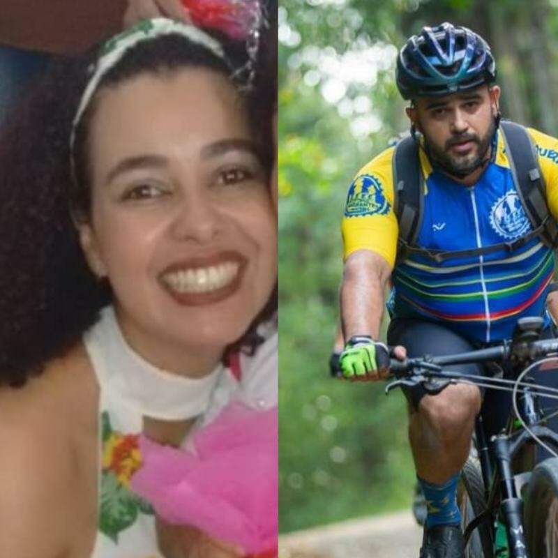 Elisangela (esq.) foi morta por Jacemir (dir.) em Pariquera-Açu, no Vale do Ribeira