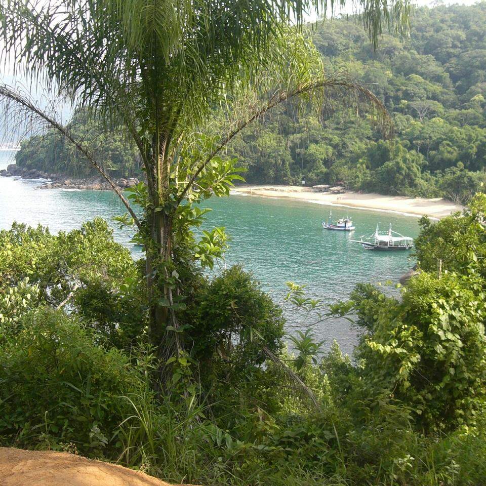 Praia do Bonete vista da trilha