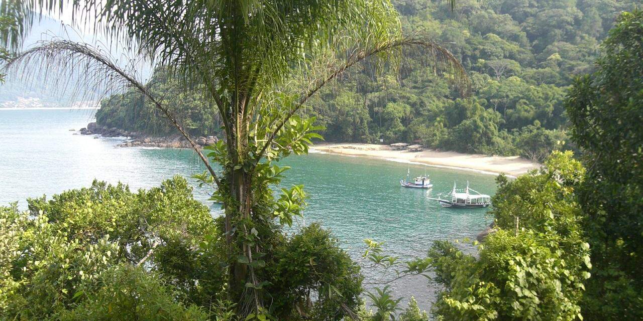 Praia do Bonete vista da trilha