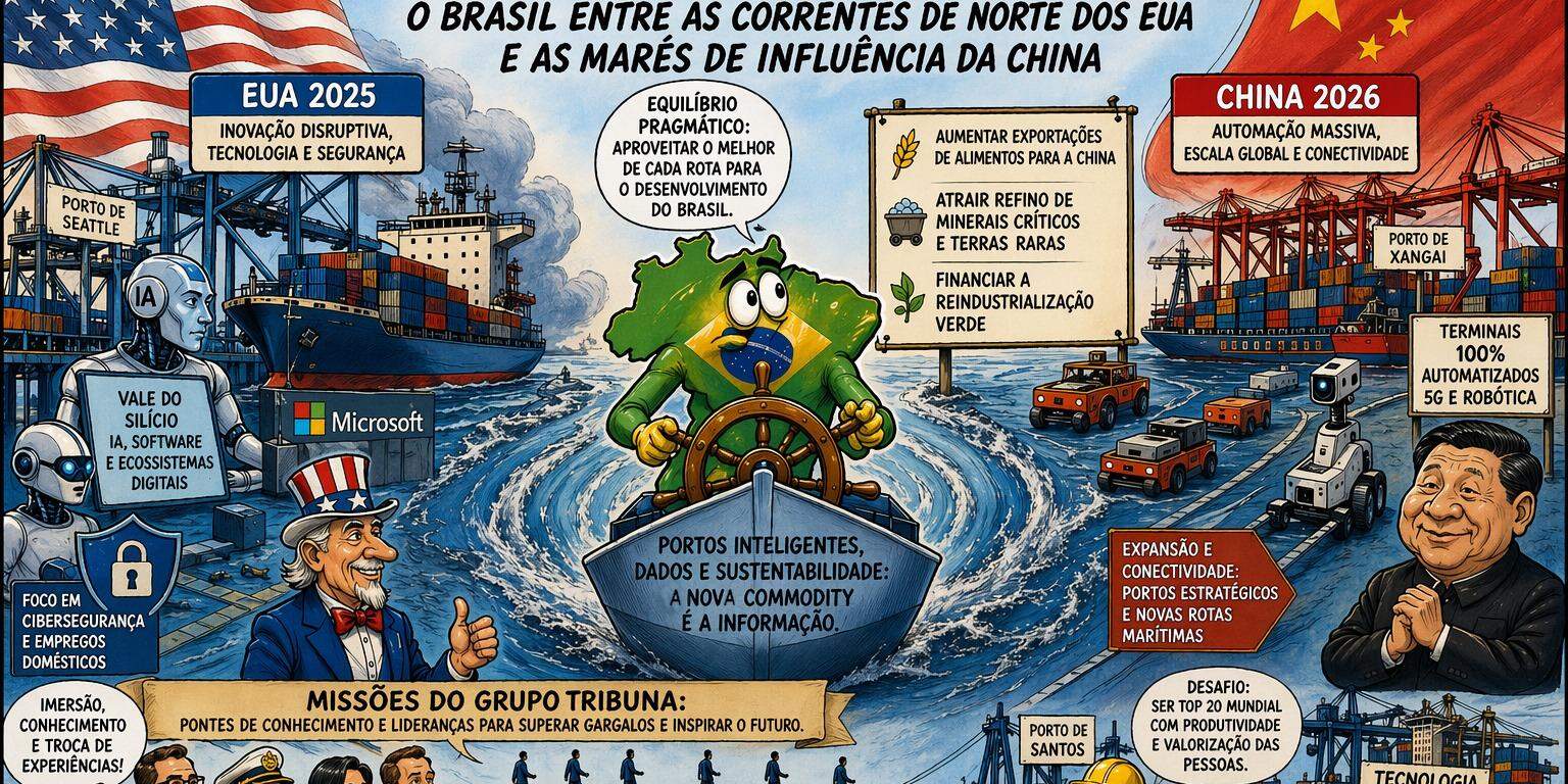 Entre o comprador chinês e o parceiro tecnológico norte-americano: antes da ideologia é preciso terpragmatismo