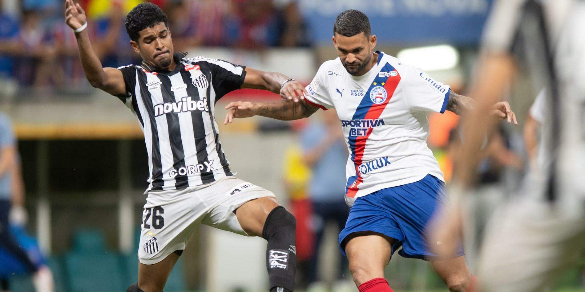 O zagueiro João Ananias, de 19 anos, foi bem em sua estreia no time profissional do Santos