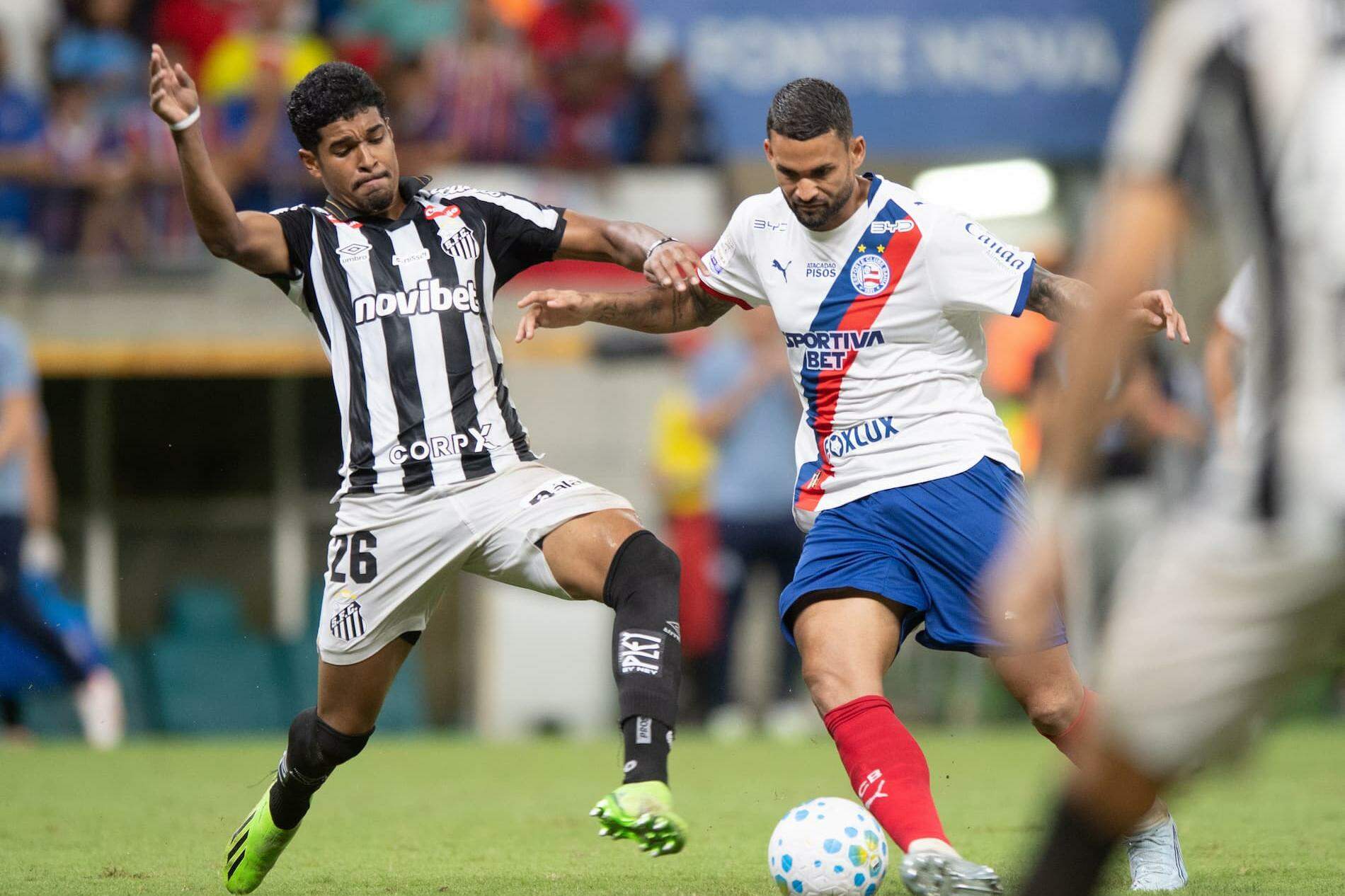 O zagueiro João Ananias, de 19 anos, foi bem em sua estreia no time profissional do Santos