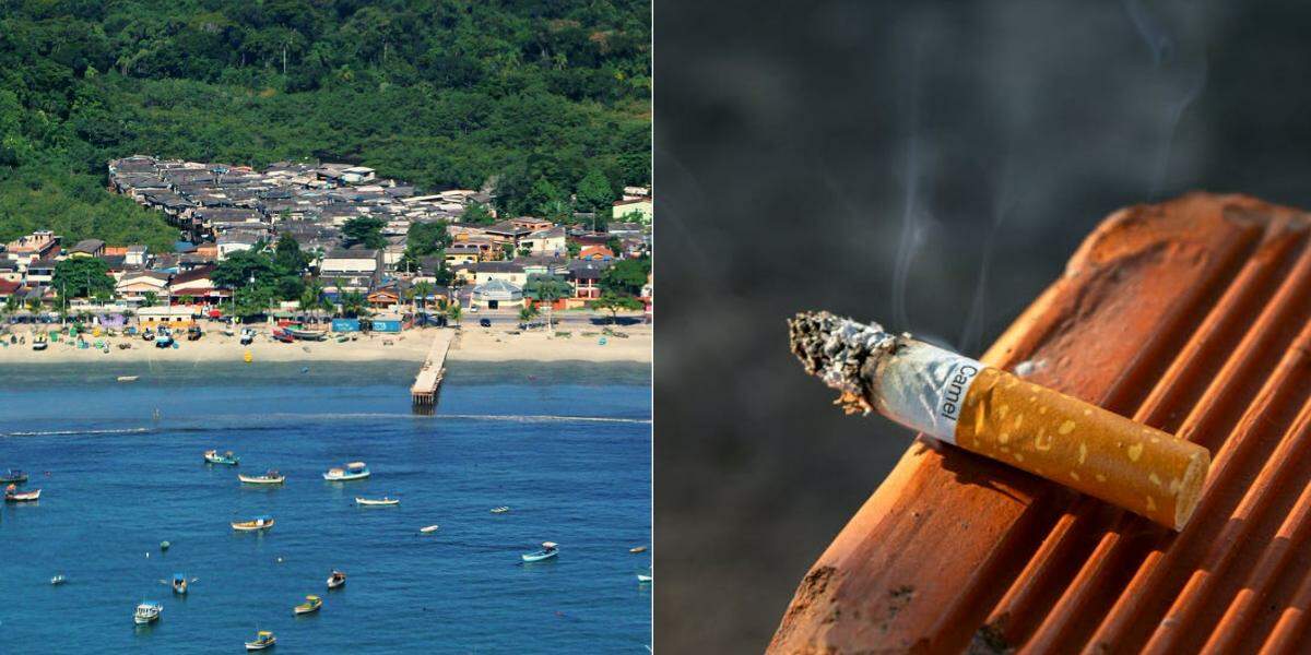 Praia do Perequê, em Guarujá, é citada em estudo sobre contaminação por bitucas de cigarro