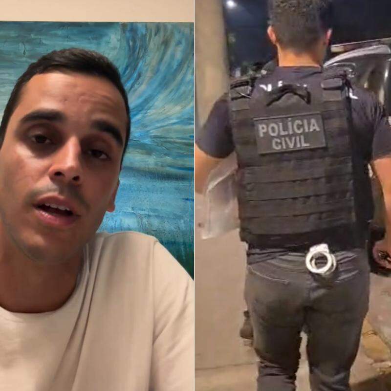 Gabriel Miceli (esq.), assessor da Secretaria de Meio Ambiente de Santos, se pronunciou após ter nome citado na Operação Contaminatio, da Polícia Civil