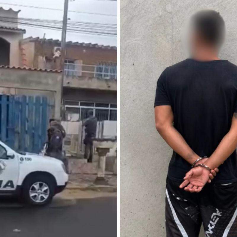 Homem foi levado pelo policiais militares até a Delegacia da Cidade