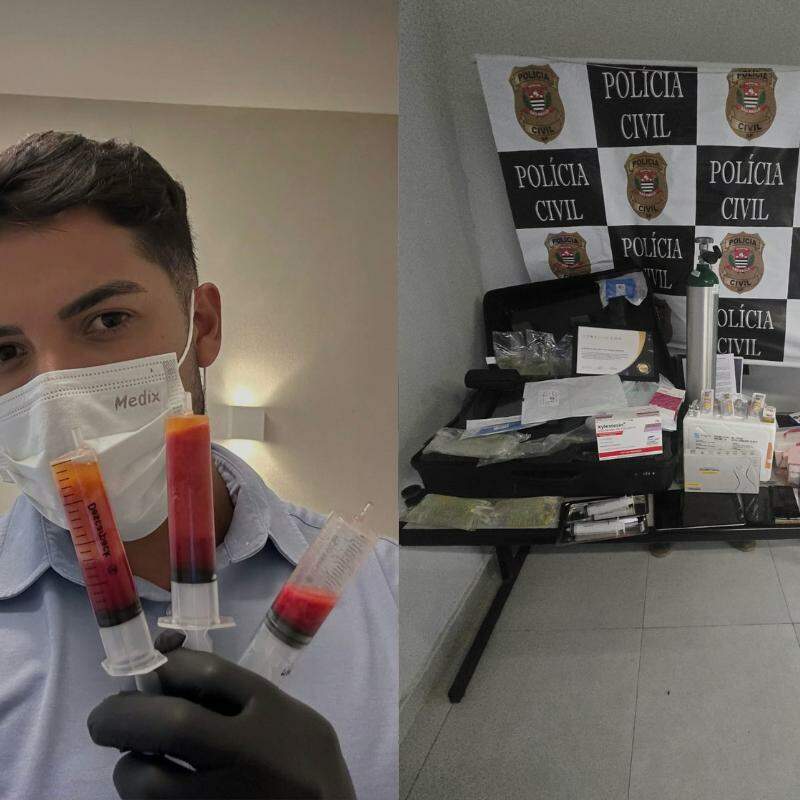 Mattheus foi preso e o material utilizado por ele foi apreendido