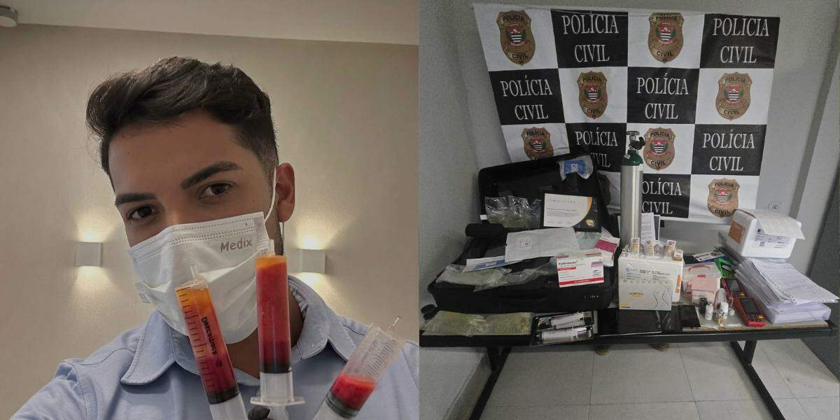 Mattheus foi preso e o material utilizado por ele foi apreendido