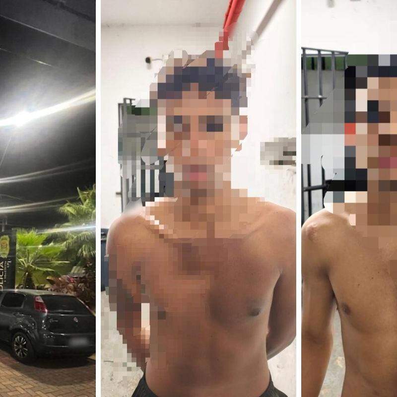 Homens foram levado até a CPJ pelos PMs do 45° BPM/I