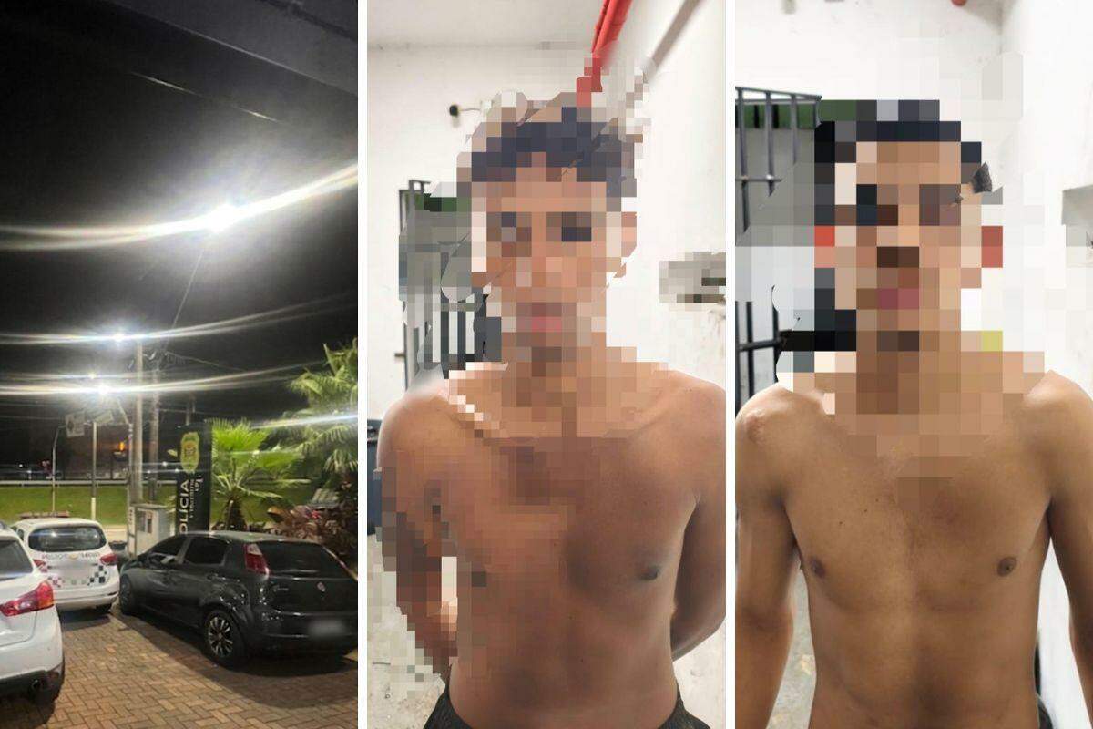 Homens foram levado até a CPJ pelos PMs do 45° BPM/I