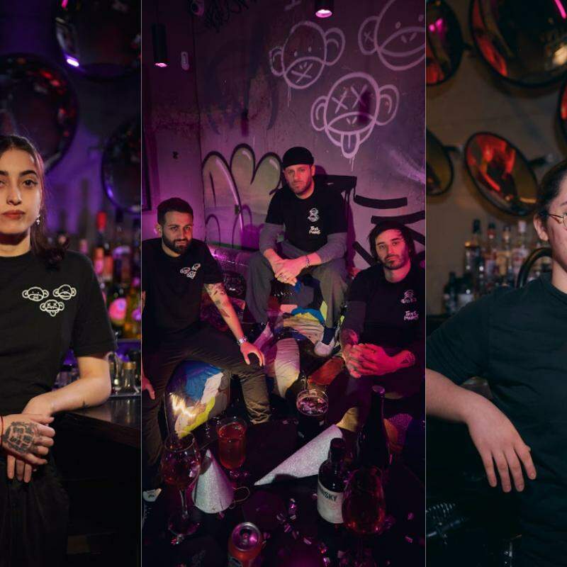 Tres Monos chega a bar de Santos eleito o melhor da América Latina; à esquerda, Lucila Calicho, e à direita, Florencia Antelo