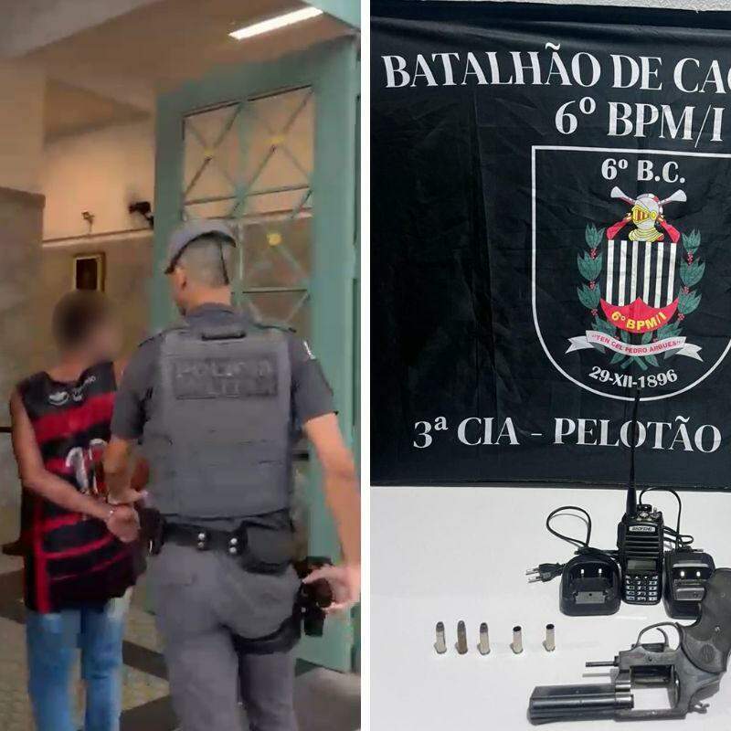 Homem foi preso e levado ao 1° DP, onde também fica o Palácio da Polícia