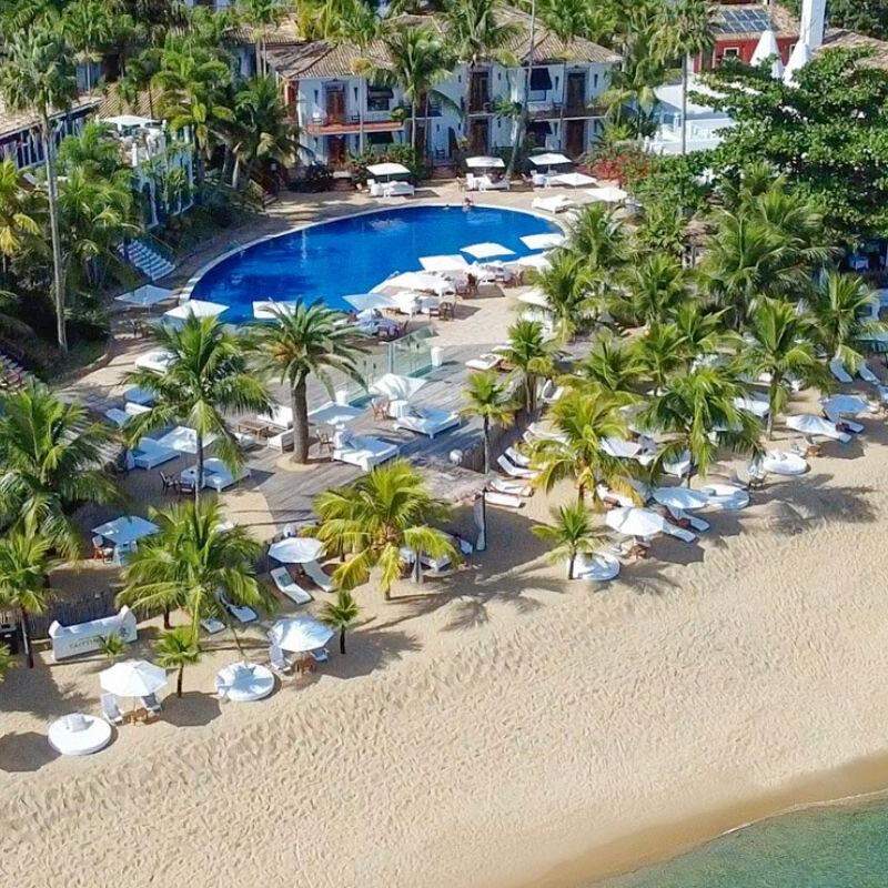 O DPNY Beach Hotel e Spa é referência em luxo; ele fica em Ilhabela, no litoral de São Paulo