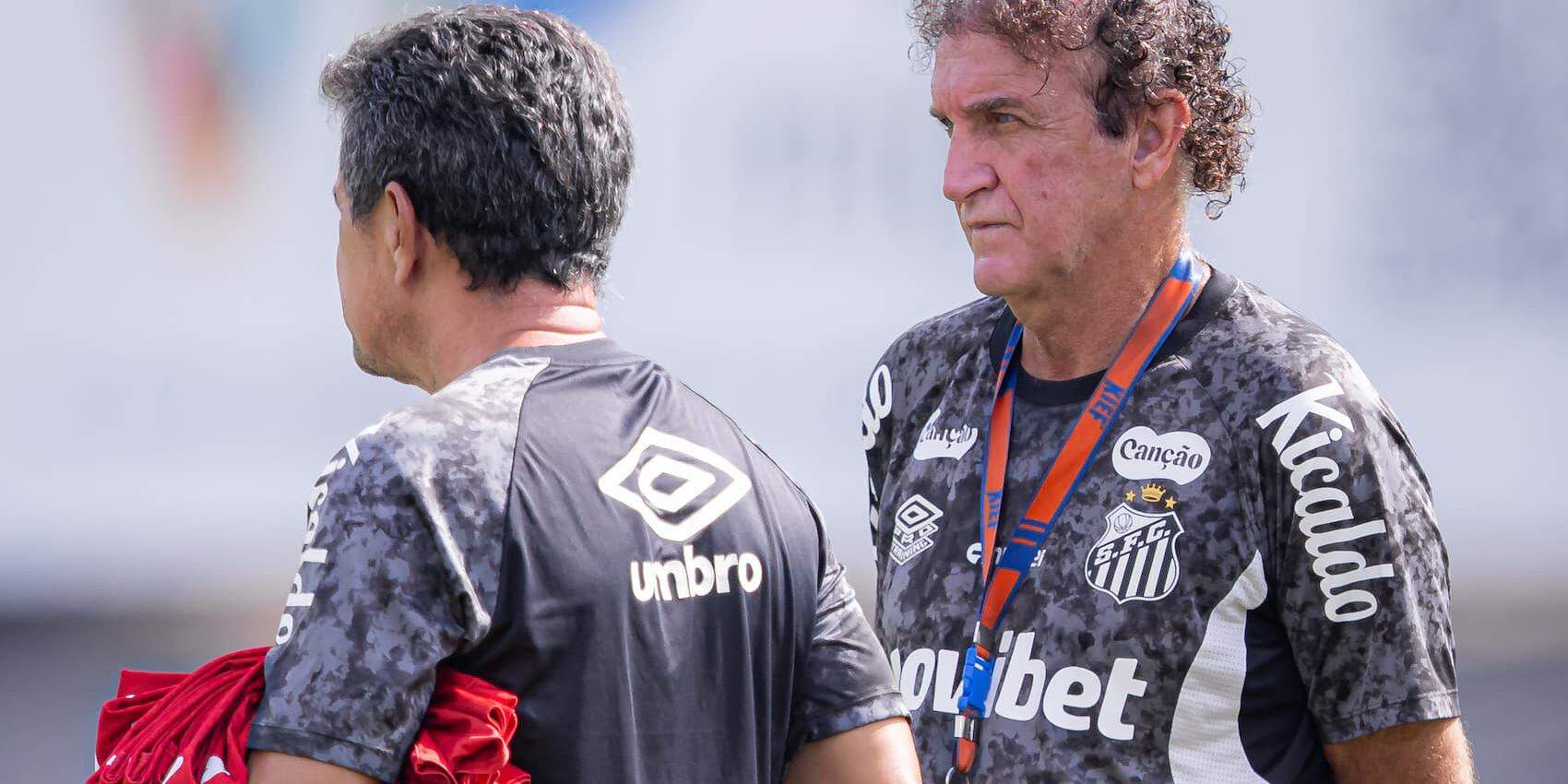 O Santos, do técnico Cuca, tem quatro empates e uma derrota nos últimos cinco jogos