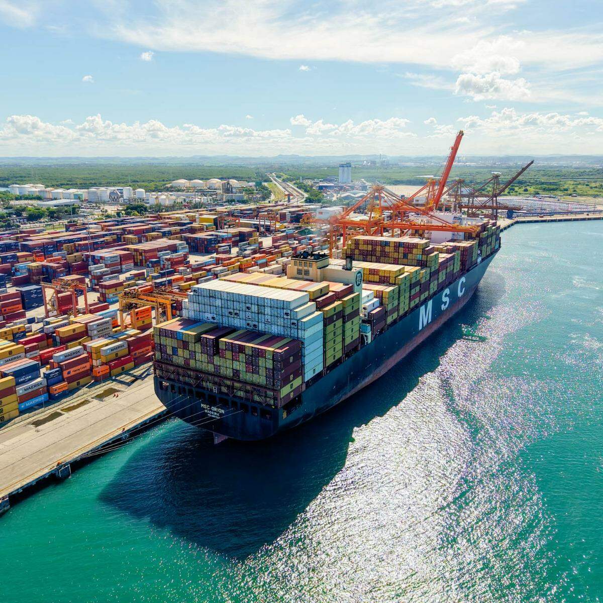 Movimentação de contêineres manteve histórico de crescimento em Suape, registrando mais de 167,5 mil TEU movimentados no período