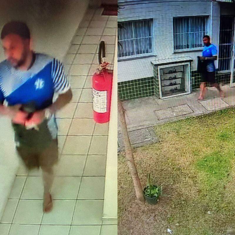 Luan deixa o apartamento onde morava com a mãe da criança, no bairro Cidade Náutica, em São Vicente