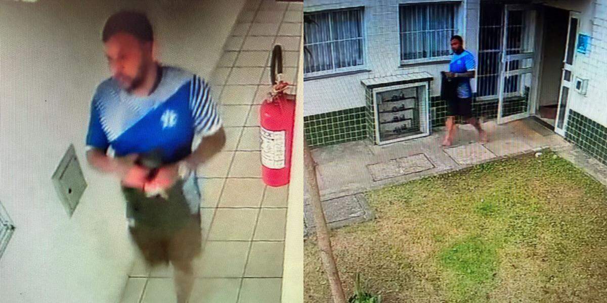 Luan deixa o apartamento onde morava com a mãe da criança, no bairro Cidade Náutica, em São Vicente