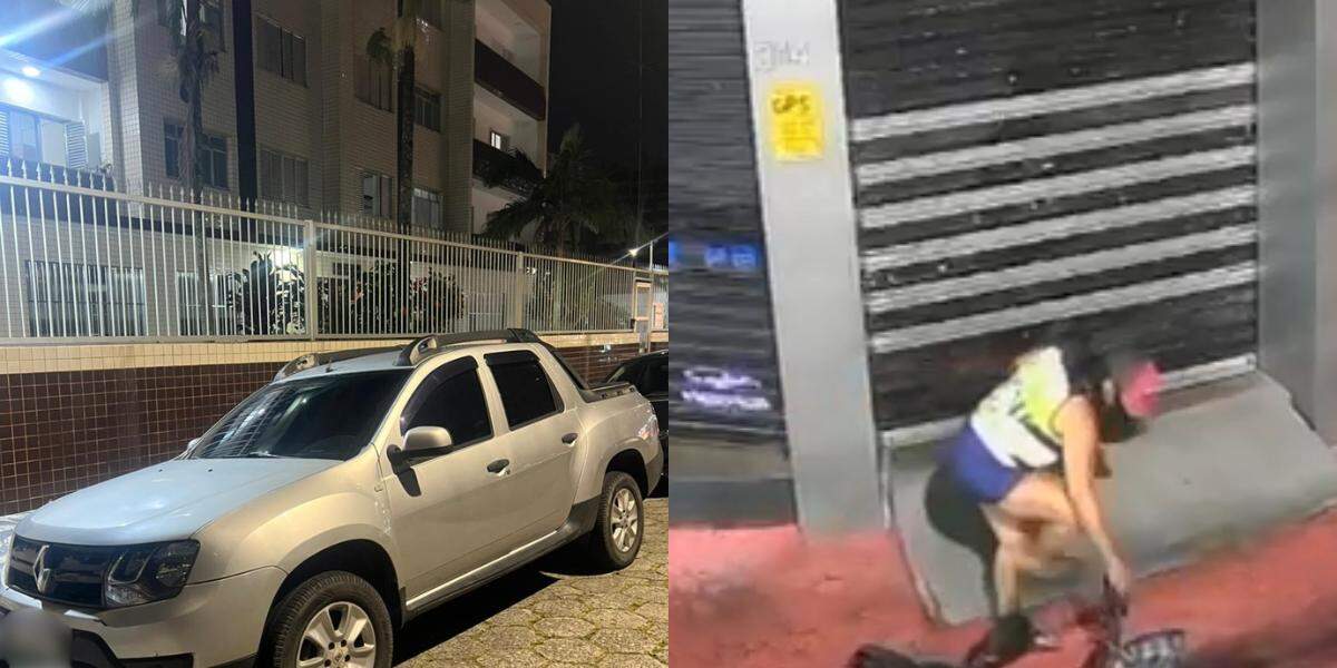 O carro estava envolvido em diversos furtos na região