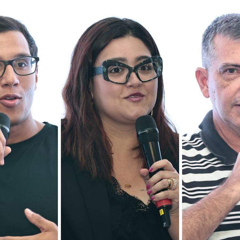 O treinador Lucas Pupo (à esquerda) descobriu na escola que era preciso mudar. Aryadne usou canetas e agora busca vencer ansiedade com exercícios. Denilson descobriu que a corrida é aliada importante da saúde