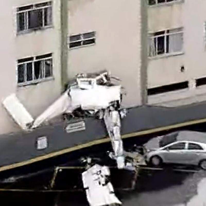 Acidente aéreo ocorreu nesta segunda-feira (4), em Belo Horizonte (MG)