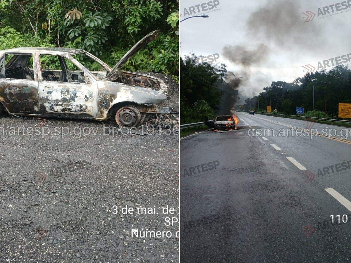 Incidente não causou congestionamento no local.