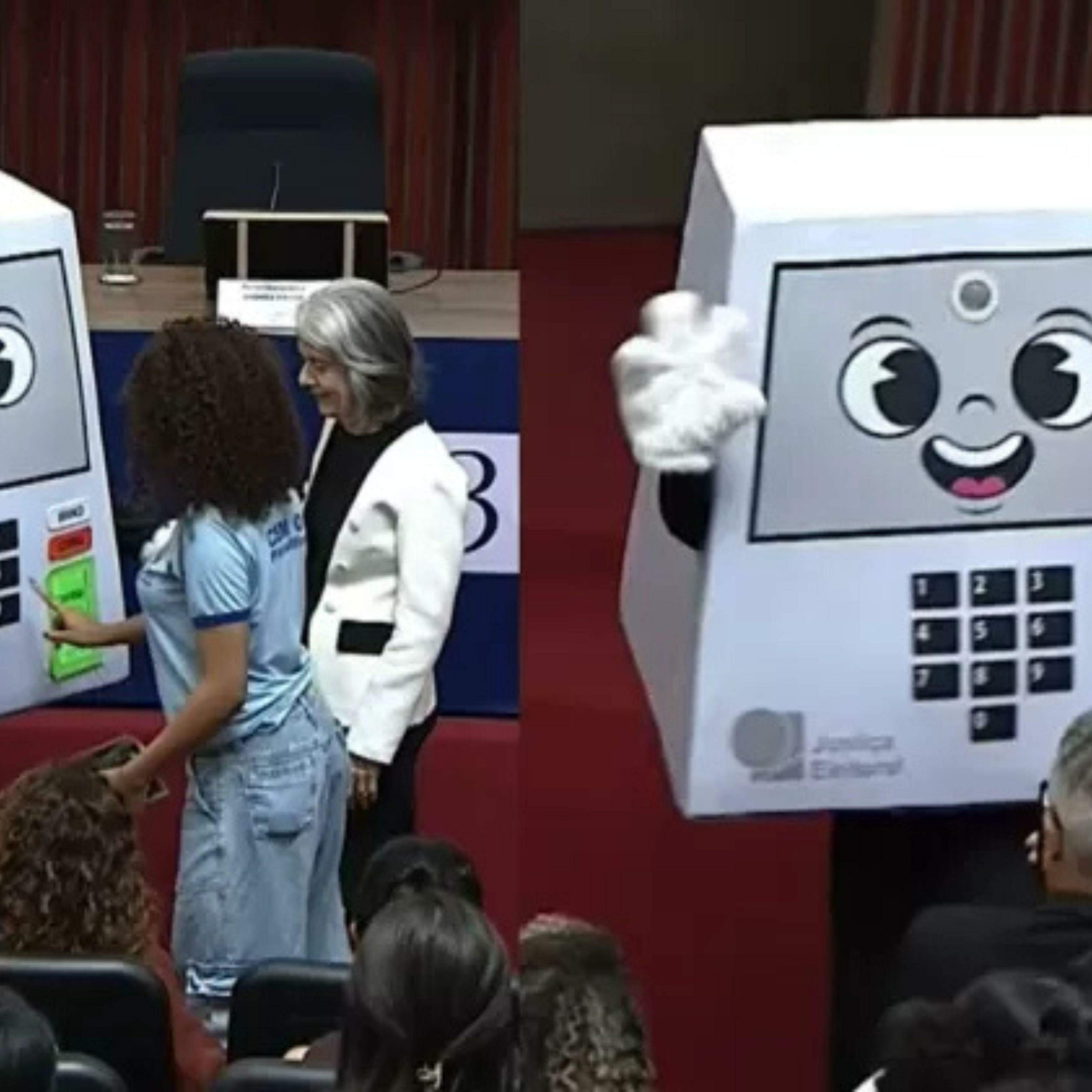 TSE celebra 30 anos da urna eletrônica e lança mascote para atrair eleitor jovem