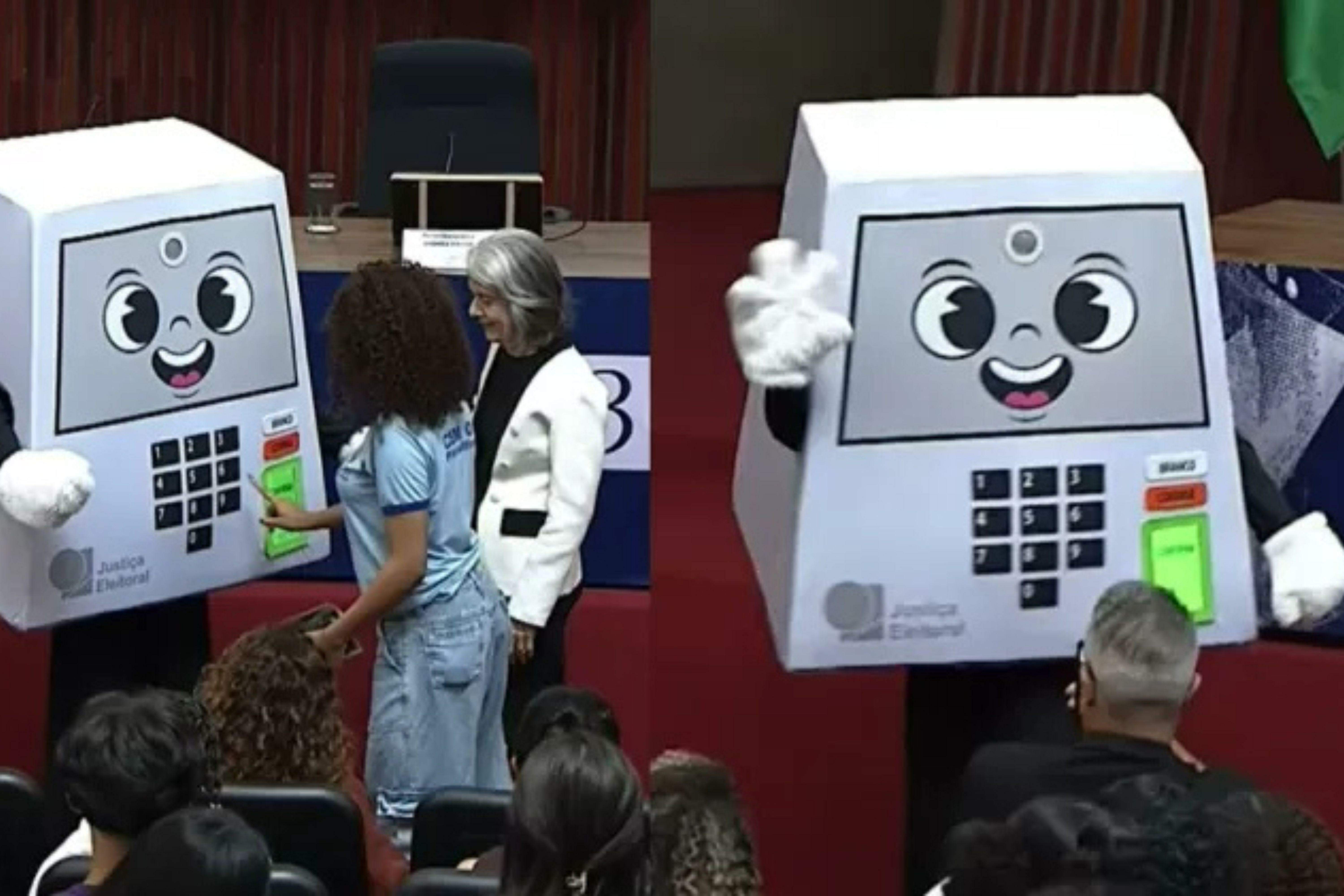 TSE celebra 30 anos da urna eletrônica e lança mascote para atrair eleitor jovem