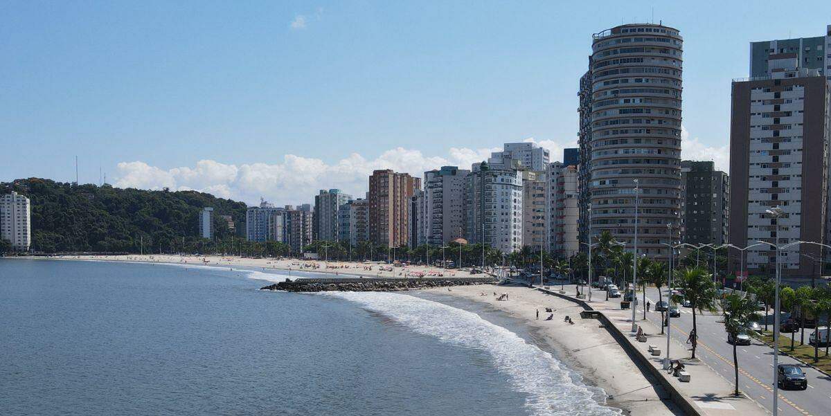 A Prefeitura de São Vicente elaborou plano de ação emergencial contra ressacas, o avanço do mar e a erosão costeira nas praias do Gonzaguinha (foto) e Milionários