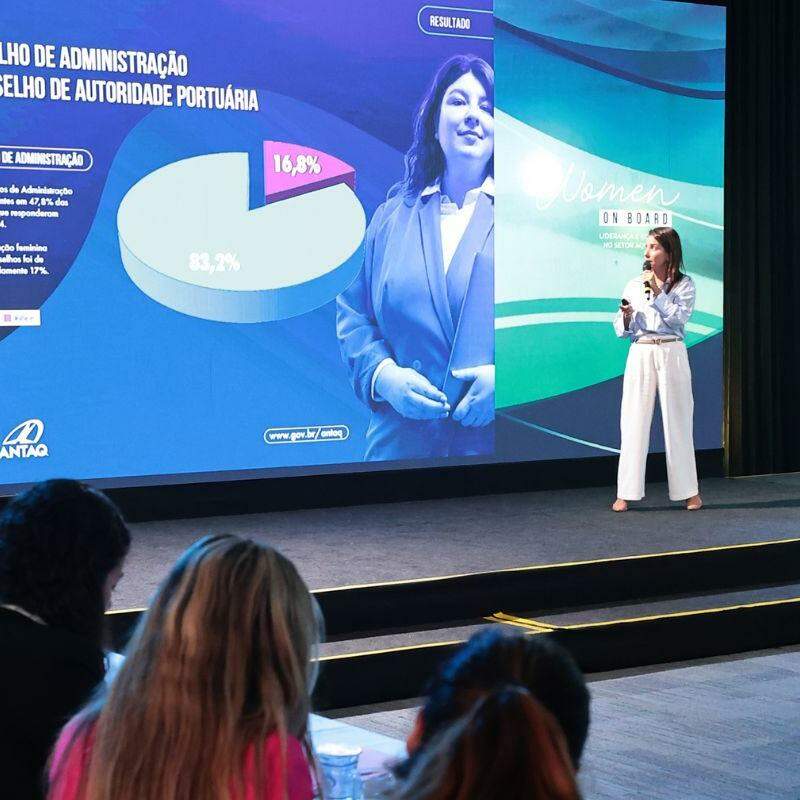 Encontro Mulheres a Bordo vai reunir representantes dos setores público e privado, nesta terça (5), em Santos