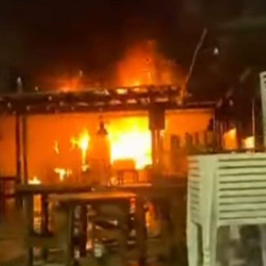 Local estava fechado no momento do fogo