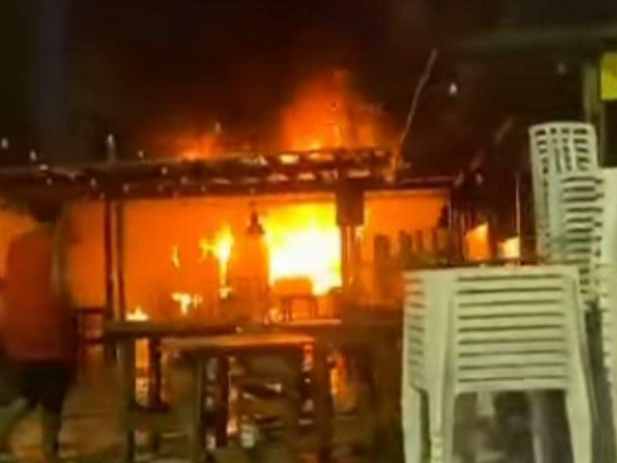 Local estava fechado no momento do fogo