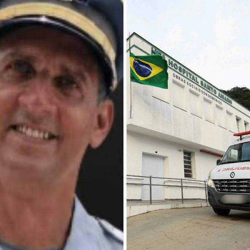 Marcos deu entrada em estado grave no HSA em 21 de abril, onde ficou internado por 13 dias