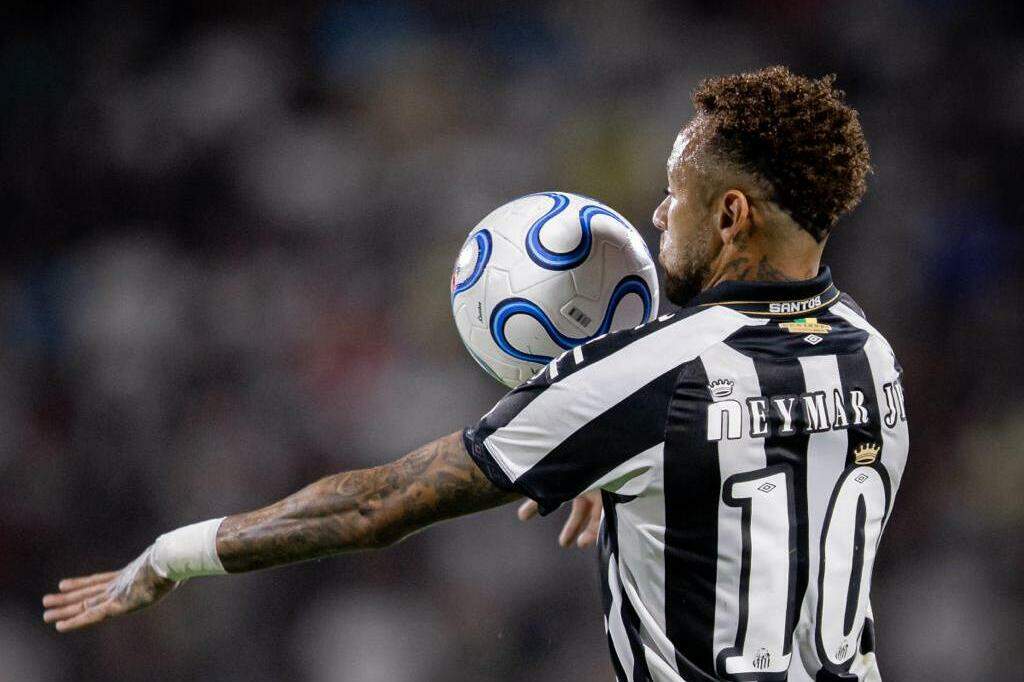 Neymar marcou contra o Recoleta, mas o time não soube matar o jogo e volta frustrado do Paraguai
