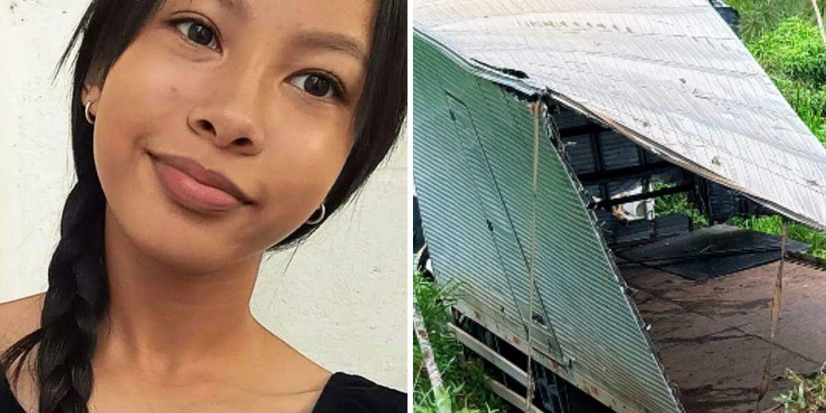 Joyce Akemi Muraoka, de 19 anos, não resistiu aos ferimentos após ser atingida por um caminhão na Rodovia SP-193