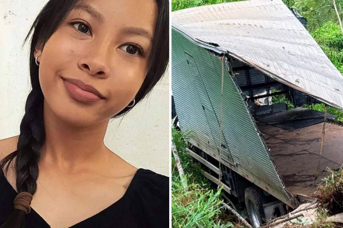 Joyce Akemi Muraoka, de 19 anos, não resistiu aos ferimentos após ser atingida por um caminhão na Rodovia SP-193