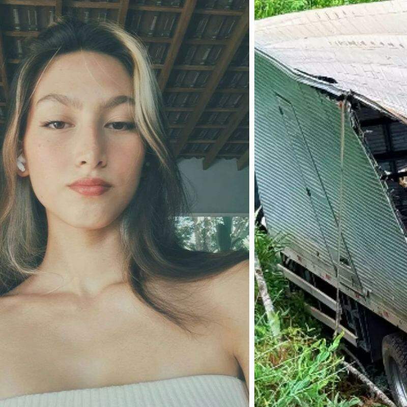 Joyce Akemi Muraoka, de 19 anos, não resistiu aos ferimentos após ser atingida por um caminhão na Rodovia SP-193