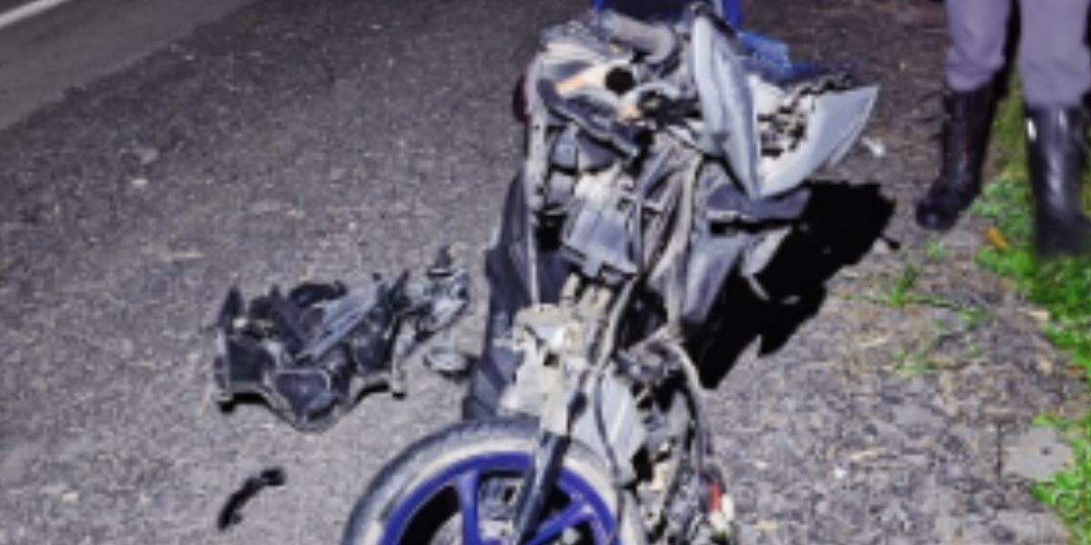Motorista do carro não conseguiu desviar