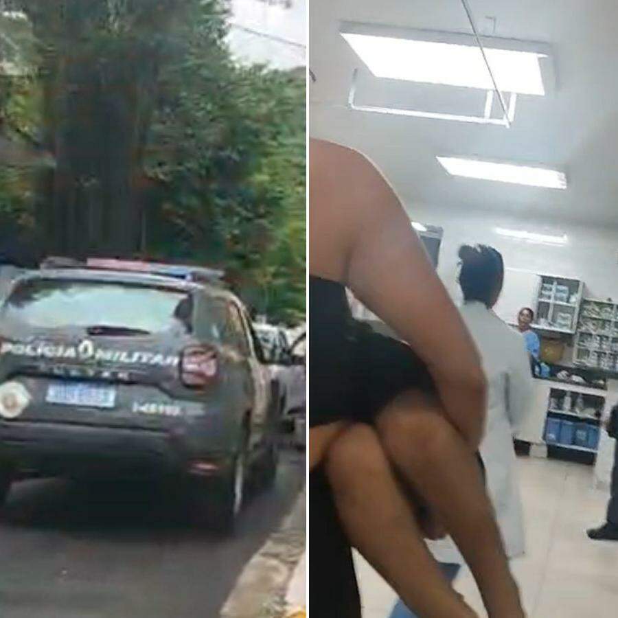 Policiais levaram a criança ao Hospital Irmã Dulce