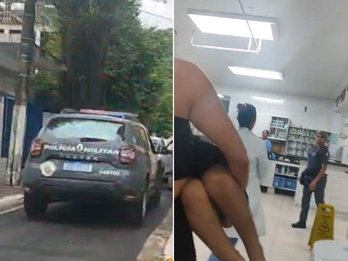 Policiais levaram a criança ao Hospital Irmã Dulce